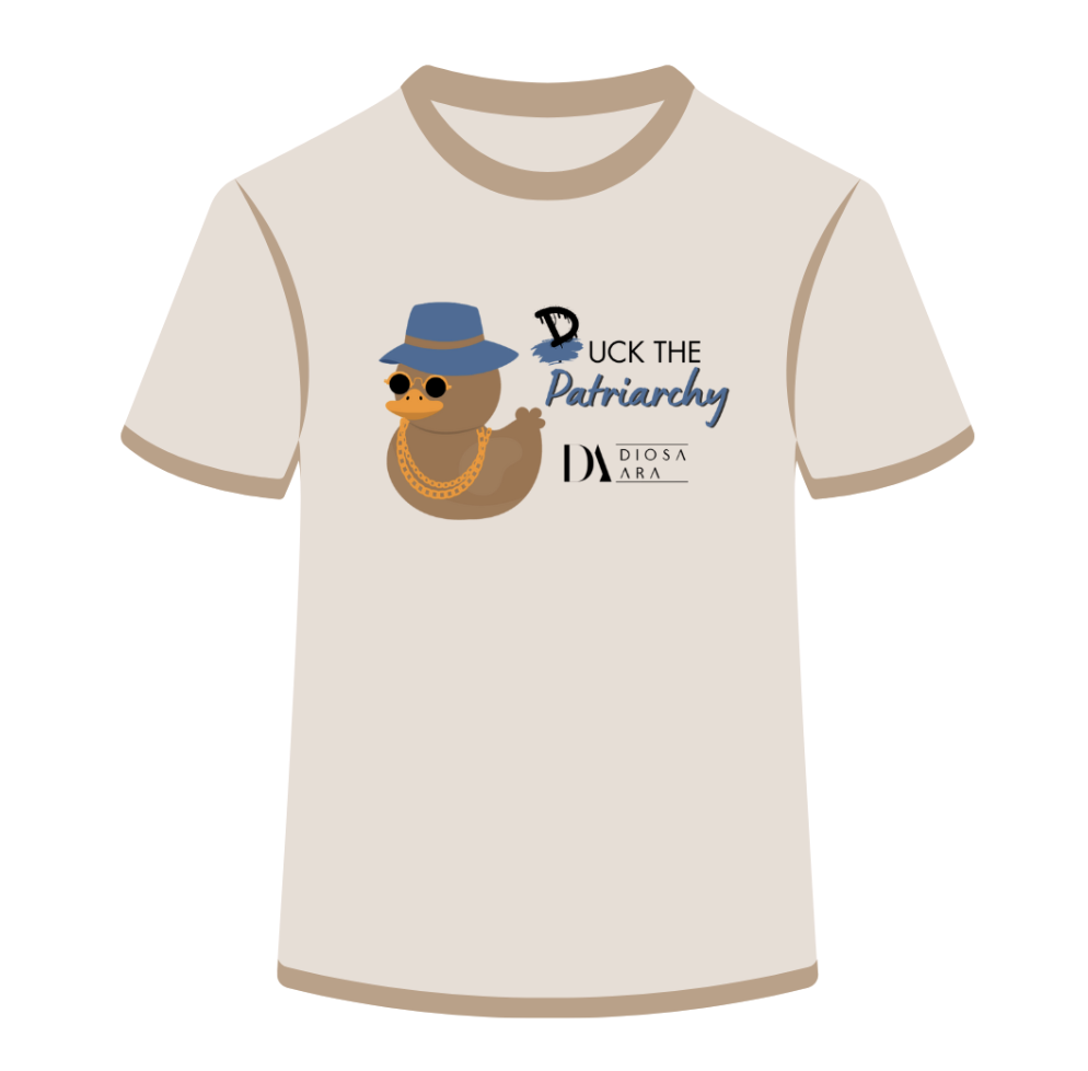Duck the Patriarchy T-Shirt Blue