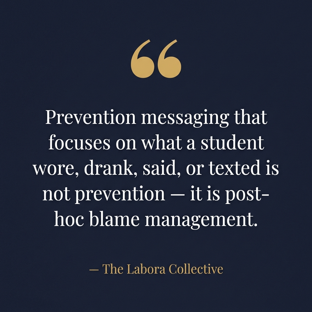 Pull quote: prevention messaging